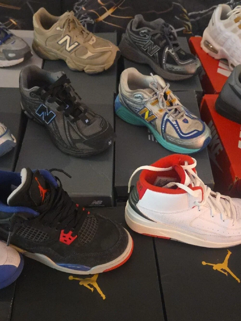 Boys Retro Jordans, Nike Air Max and New Balance